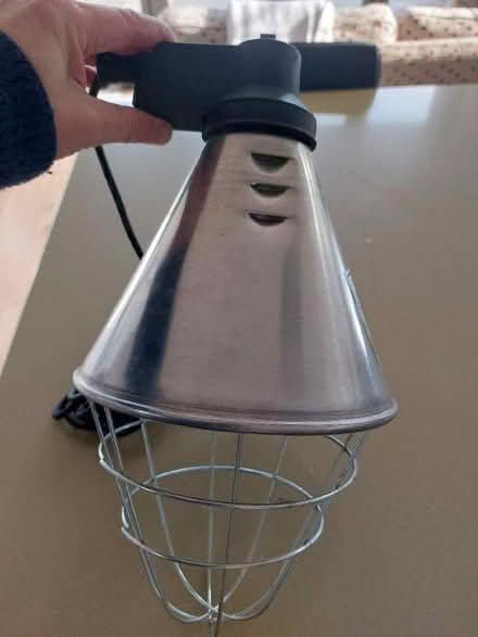 Photo of free Electric heat lamp for animals (no bulb) (Sheet GU32) #2