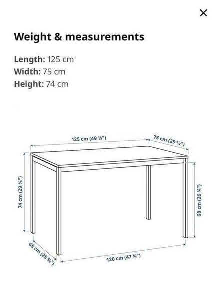 Photo of free IKEA dining table & 4 chairs (Islington Green (N1)) #2