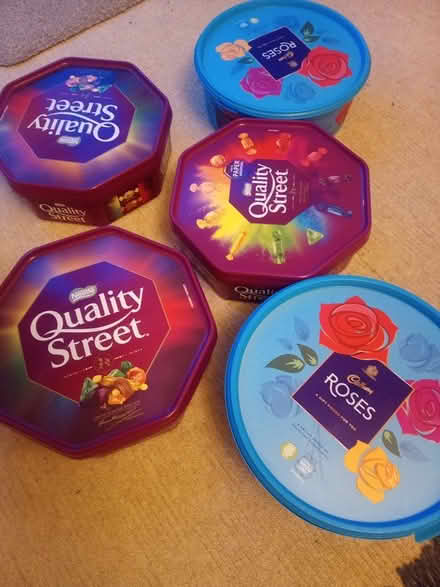 Photo of free Empty chocolate tubs (Lawnswood, Leeds LS16) #1