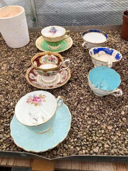 Photo of free 3 China cups and saucers and 3 separate cups (Leith EH6) #1