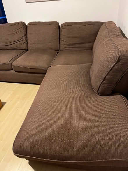 Photo of free Large comfy L shaped sofa (OX14) #1