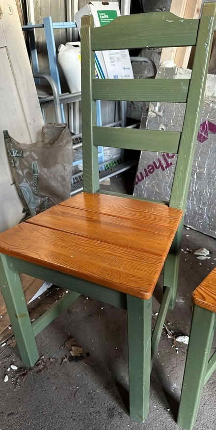 Photo of free 5 wooden dining room chairs (ikea) (Bushey Village WD23) #2