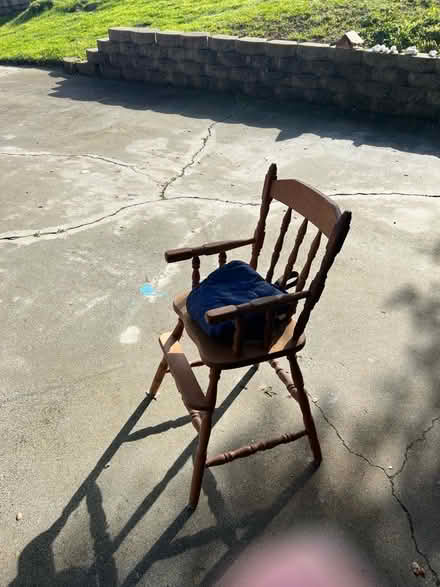 Photo of free Wood Highchair (Elkhorn, CA) #2