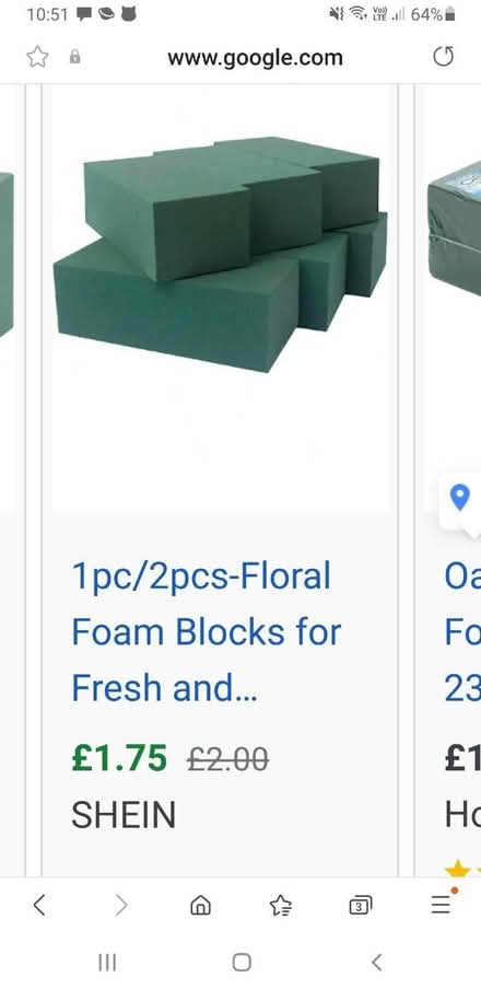 Photo of Florist foam oasis (Heybridge CM9) #1