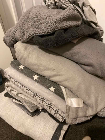 Photo of free Grey single bedding (Woking chobham) #1