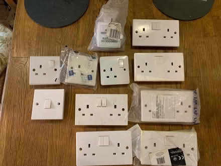 Photo of free A few mains sockets switches and a light fitting (Braunston-in-Rutland CP LE15) #1