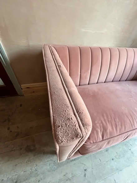 Photo of free Pink sofa (Milton) #3