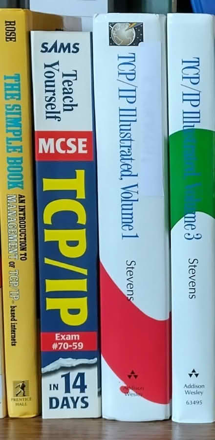 Photo of free TCP/IP books (Corsham) #1