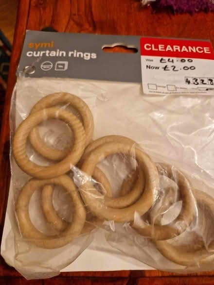 Photo of free curtain rings (Dunfermline KY12) #1