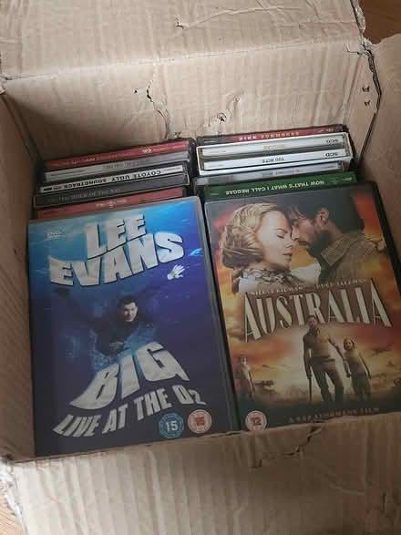 Photo of free Mixture of DVDs and CDs (SO15) #3