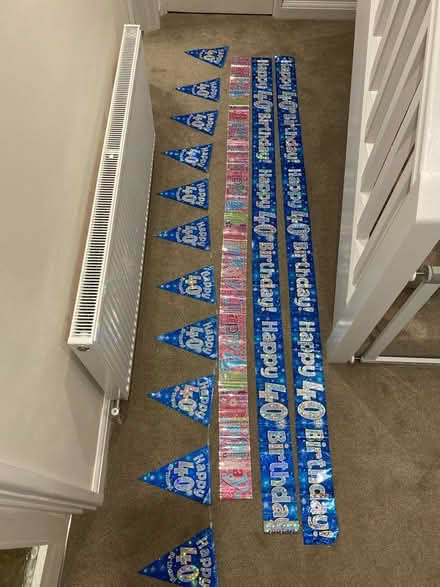 Photo of free 40 birthday banners (Letchworth SG6) #1