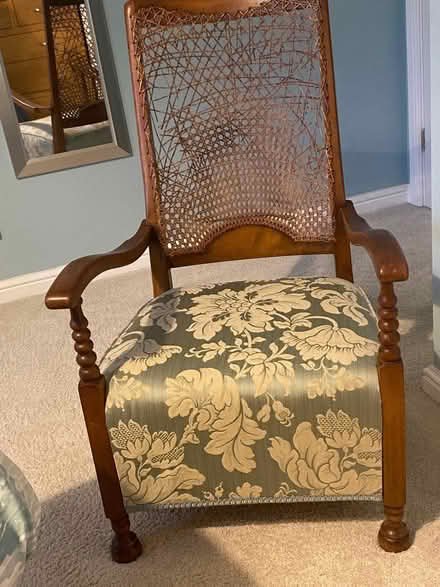 Photo of free Cane back chair and bag of cane (Tenbury Wells WR15) #3