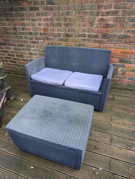 Photo of free Garden chair and storage table (Rochester ME1) #2