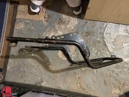 Photo of free vintage motorcycle carrier rack (Downtown Toronto) #2