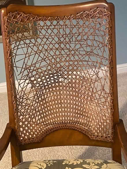 Photo of free Cane back chair and bag of cane (Tenbury Wells WR15) #1