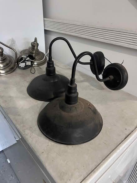 Photo of free Pair of Goose Neck Exterior Lights (Vienna NE) #2