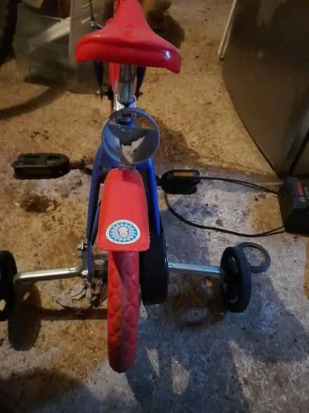 Photo of free Toddlers spiderman bike with stabilisers (Butts Ash SO45) #4