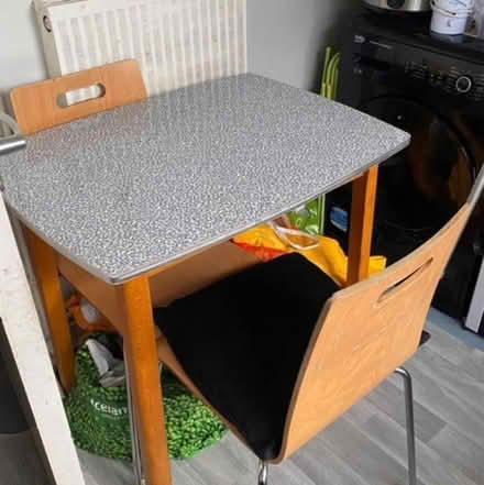 Photo of free Small dinning table & 2chairs (Tooting Garrett lane SW17) #1