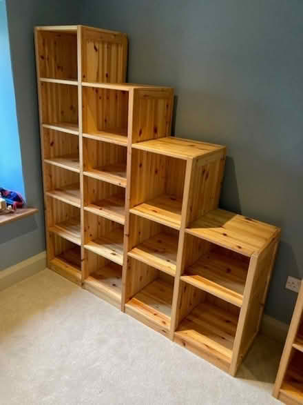 Photo of free Two sets of wooden shelves (Heale TA10) #3