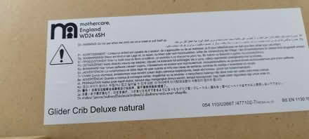 Photo of free Mothercare Crib (Glider crib deluxe) (Eastbourne BN22) #2