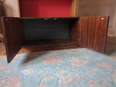 Photo of free Vintage cabinet/unit with shelves (EN5) #2