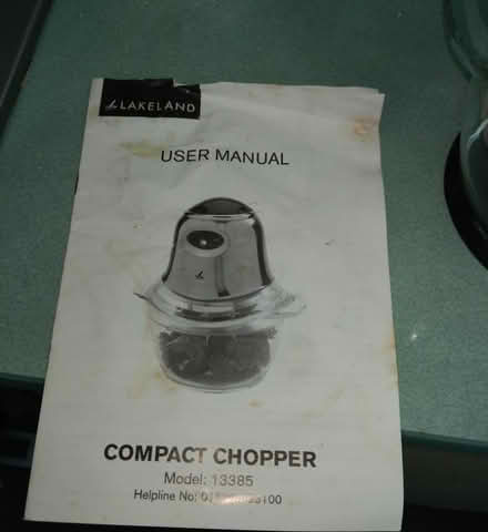 Photo of free Lakeland mini chopper (E17 Walthamstow) #2
