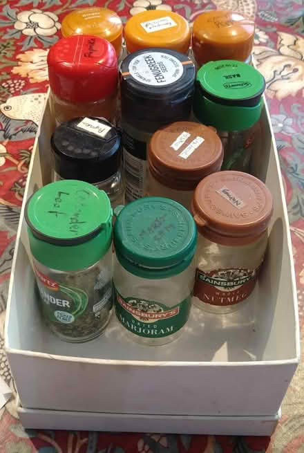 Photo of free Random selection of empty spice/herb jars (The Grange Estate SG6) #1
