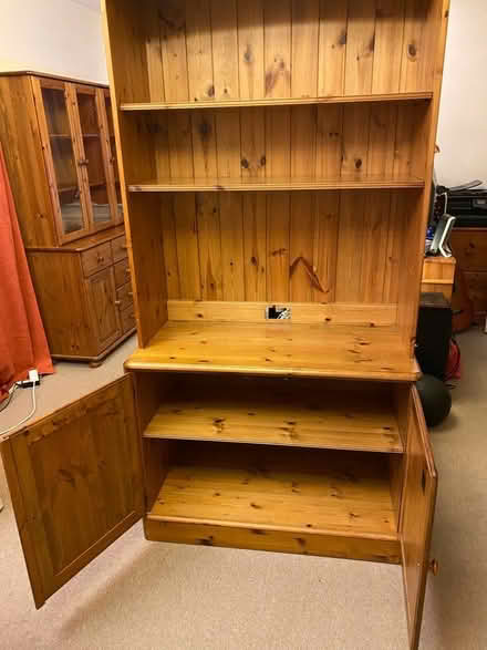 Photo of free Pine dresser cabinet (Alconbury) #2