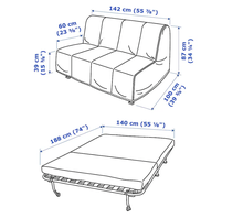Photo of free Ikea 2 Seater Bed Settee (Normanton WF6) #1