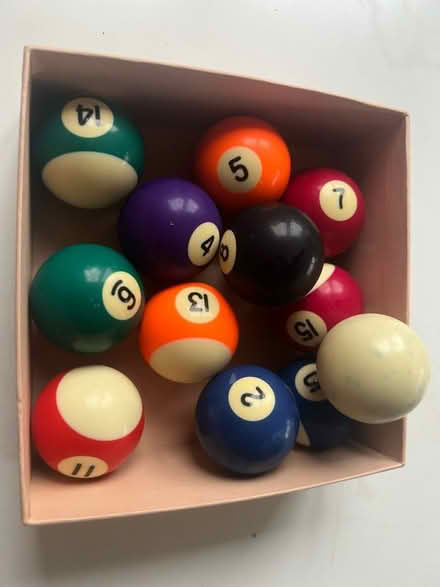 Photo of free Pool Table / Snooker Balls (SE26 sydenham) #1