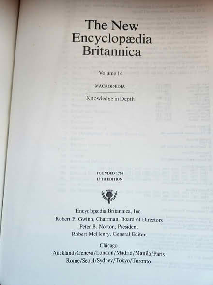 Photo of free 1992 Encyclopedia Brittanica (Woodacre) #3