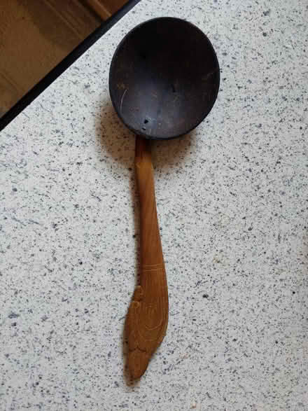 Photo of free Carved coconut spoon - broken (Silver Spring) #1