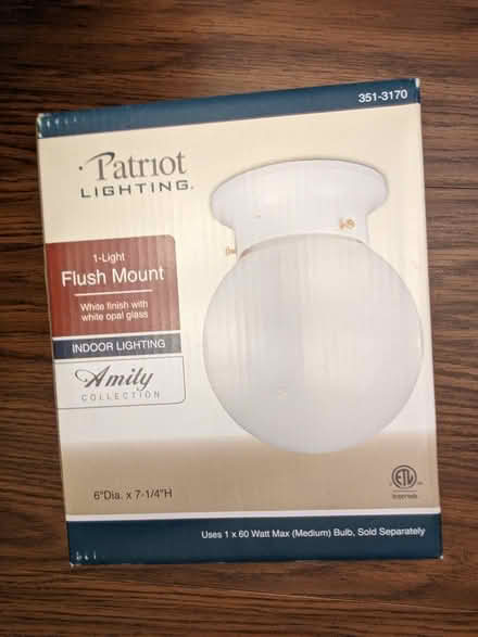 Photo of free Ceiling light (Madison West of Downtown) #2