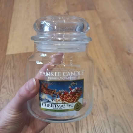Photo of free Christmas candle jar (Woodford E18) #1