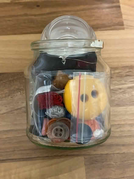Photo of free Small Jar of Random Buttons (Bournehall, Bushey, WD23 3) #1