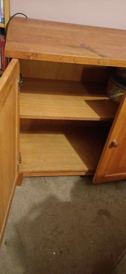 Photo of free Oak cupboard/ sideboard (TN38 Bulverhythe) #2