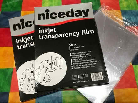 Photo of free 2 Packs Inkjet Transparency Film (BS3) #1