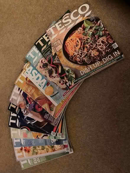 Photo of free Last 12 months of Tesco recipe magazines (Abbotswood GL3) #1