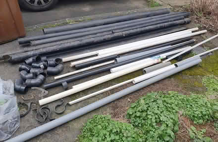 Photo of free assorted conduit pipes guttering (Maidstone ME14) #1