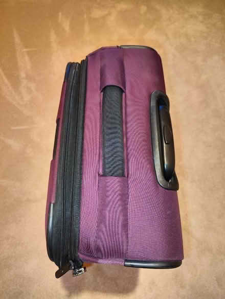 Photo of free Purple/Plum Tripp Softshell medium suitcase (Wilmslow SK9) #3