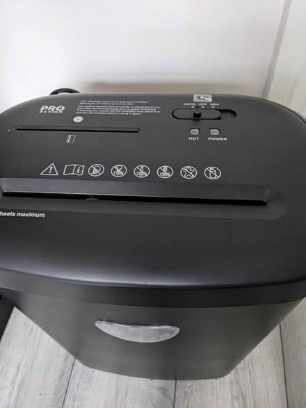 Photo of free shredder (M25 Prestwich) #2