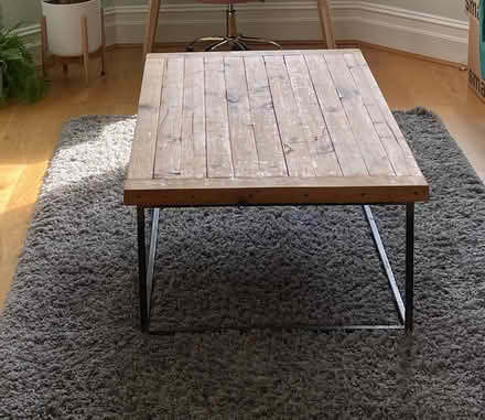 Photo of free Rustic wood coffee table (TW9) #2