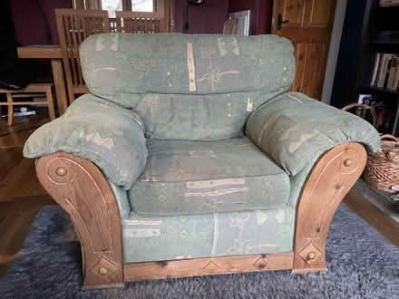 Photo of free Sofa and Armchair (Middle Tysoe CV35) #2