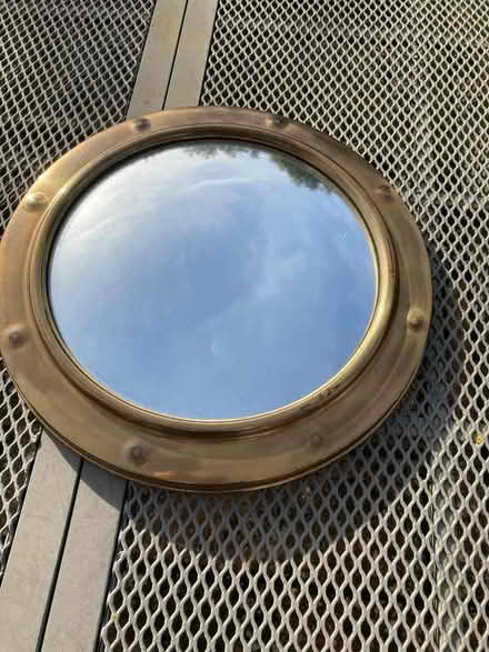 Photo of free Brass frame mirror (Edlesborough LU6) #1