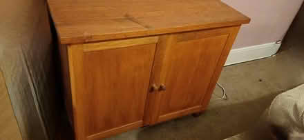 Photo of free Oak cupboard/ sideboard (TN38 Bulverhythe) #1