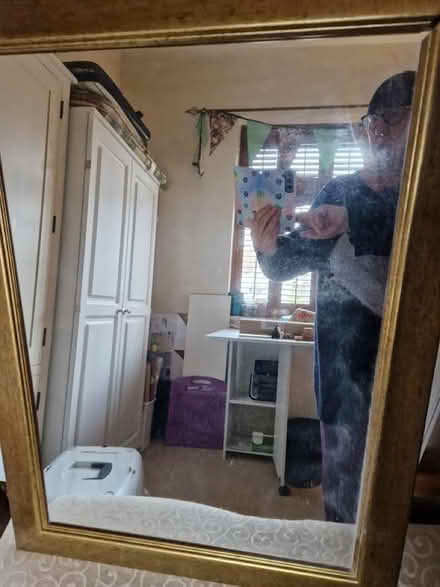 Photo of free Mirror in dark-gold coloured frame (Spinney Hill) #2