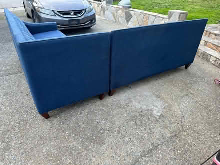 Photo of free Blue sectional couch (San rafael) #2