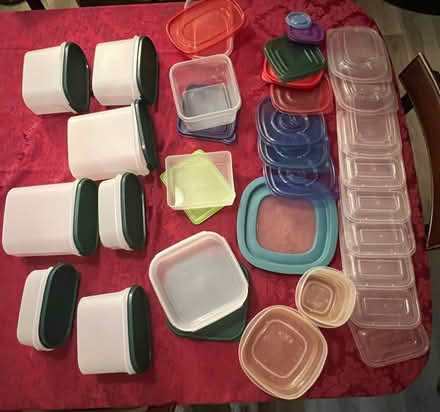 Photo of free Misc Plasticware & Tupperware (5 blocks S of DGSHS) #1