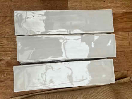 Photo of free Tiles pale grey approx 30 x 7cm (Wandsworth SW18) #1