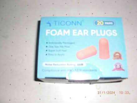 Photo of free Foam Ear Plugs (Lancaster, South west side.) #1